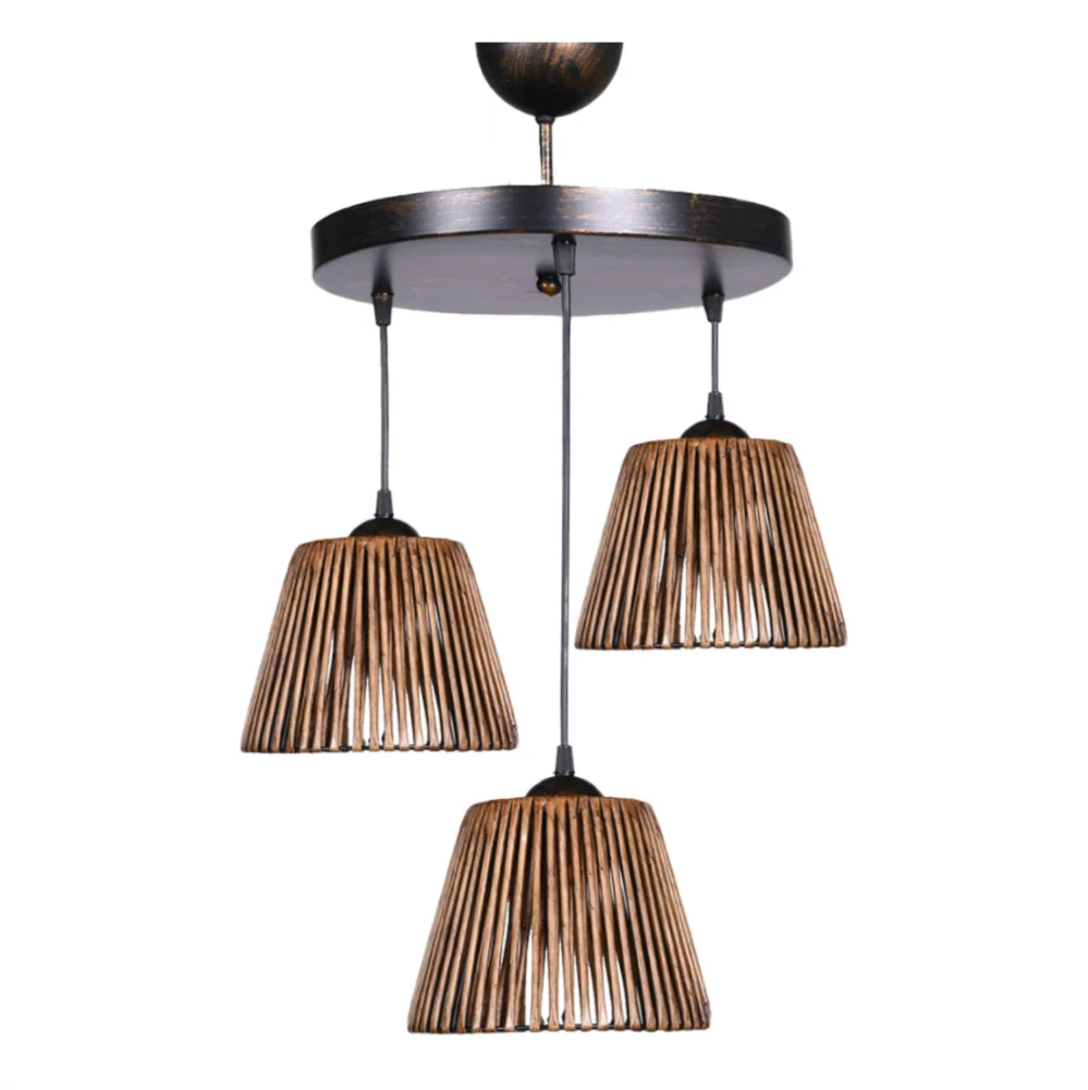 ΦΩΤΙΣΤΙΚΟ ΟΡΟΦΗΣ ΕΣΩΤΕΡΙΚΟΥ ΧΩΡΟΥ ΚΡΕΜΑΣΤΟ 3ΦΩΤΟ ΜΠΡΟΝΖΕ HM7481 20x16x90Υεκ. ΦΩΤΙΣΤΙΚΟ ΟΡΟΦΗΣ ΕΣΩΤΕΡΙΚΟΥ ΧΩΡΟΥ ΚΡΕΜΑΣΤΟ 3ΦΩΤΟ ΜΠΡΟΝΖΕ HM7481 20x16x90Υεκ. - Image 1