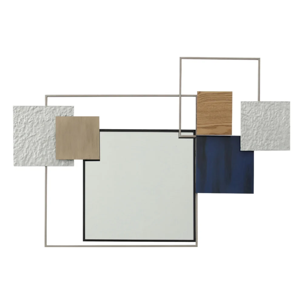 ΔΙΑΚΟΣΜΗΤΙΚΟ ΤΟΙΧΟΥ ΜΕΤΑΛΛΙΚΟ ΜΕ ΚΑΘΡΕΠΤΗ HM7560 95.9x5.7x66 εκ. ΔΙΑΚΟΣΜΗΤΙΚΟ ΤΟΙΧΟΥ ΜΕΤΑΛΛΙΚΟ ΜΕ ΚΑΘΡΕΠΤΗ HM7560 95.9x5.7x66 εκ. - Image 1