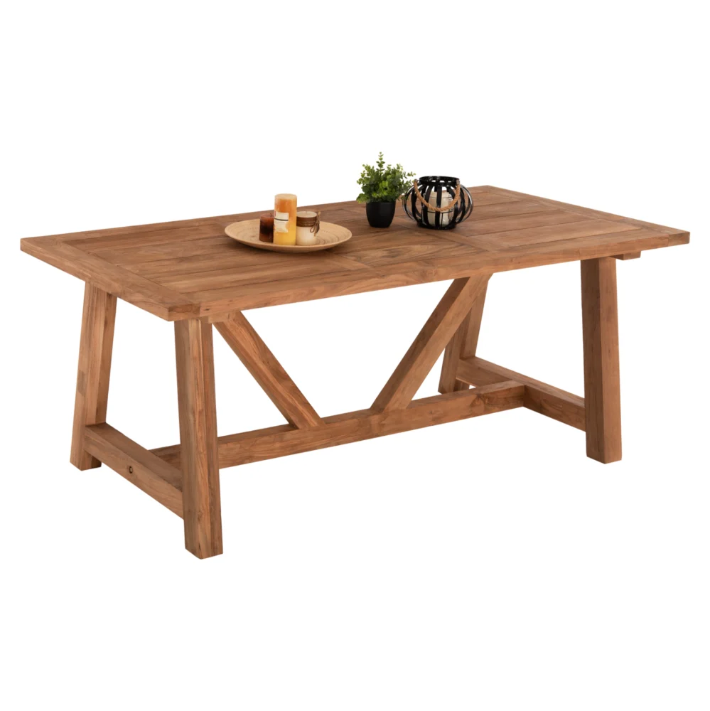 ΤΡΑΠΕΖΙ ΤΡΑΠΕΖΑΡΙΑΣ HM7922 PLUTON RECYCLED TEAK ΣΕ ΦΥΣΙΚΟ ΧΡΩΜΑ 200X100X75Yεκ. ΤΡΑΠΕΖΙ ΤΡΑΠΕΖΑΡΙΑΣ HM7922 PLUTON RECYCLED TEAK ΣΕ ΦΥΣΙΚΟ ΧΡΩΜΑ 200X100X75Yεκ. - Image 1