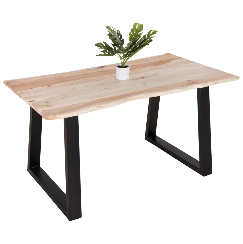 ΤΡΑΠΕΖΙ ΤΡΑΠΕΖΑΡΙΑΣ MONTANA SLIM HM8163.21 ΞΥΛΟ ΑΚΑΚΙΑΣ ΣΕ ΑΝΟΙΧΤΟ ΦΥΣΙΚΟ 140x80x77Υεκ ΤΡΑΠΕΖΙ ΤΡΑΠΕΖΑΡΙΑΣ MONTANA SLIM HM8163.21 ΞΥΛΟ ΑΚΑΚΙΑΣ ΣΕ ΑΝΟΙΧΤΟ ΦΥΣΙΚΟ 140x80x77Υεκ - Image 1