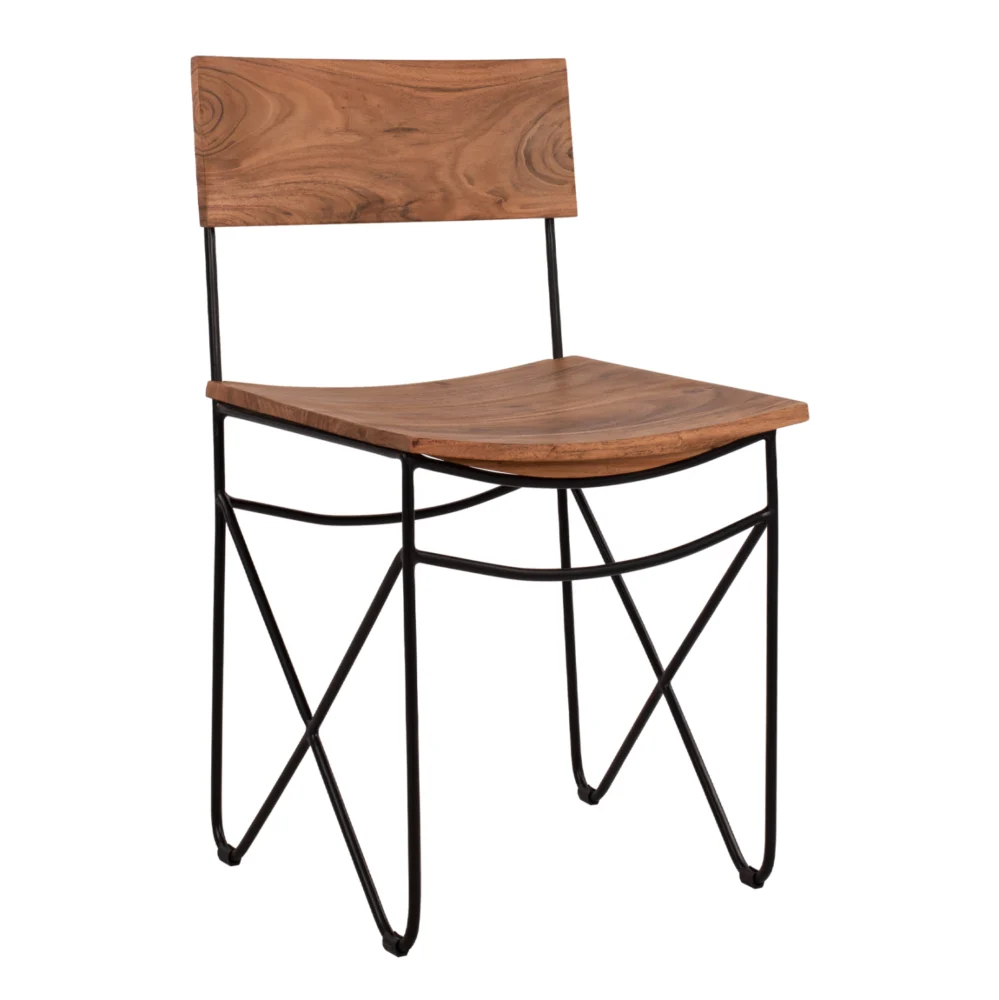 ΚΑΡΕΚΛΑ ΑΠΟ ΜΑΣΙΦ ΞΥΛΟ ΑΚΑΚΙΑΣ KAI ΜΕΤΑΛΛΟ ΦΥΣΙΚΟ 46x51x84Υεκ.HM8180.11 ΚΑΡΕΚΛΑ ΑΠΟ ΜΑΣΙΦ ΞΥΛΟ ΑΚΑΚΙΑΣ KAI ΜΕΤΑΛΛΟ ΦΥΣΙΚΟ 46x51x84Υεκ.HM8180.11 - Image 1