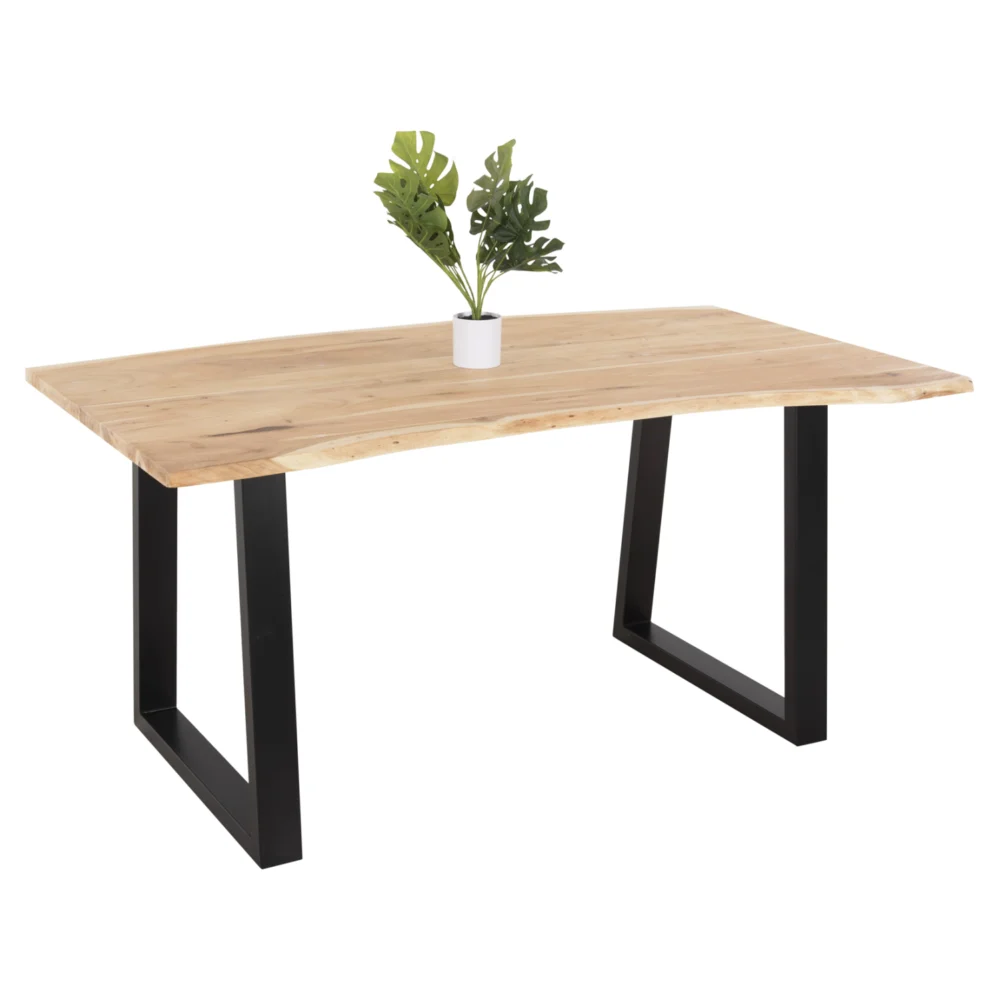 ΤΡΑΠΕΖΙ ΤΡΑΠΕΖΑΡΙΑΣ SOFIA SLIM HM8500.21 ΜΑΣΙΦ ΞΥΛΟ ΑΚΑΚΙΑΣ 160x92x78Υεκ. ΤΡΑΠΕΖΙ ΤΡΑΠΕΖΑΡΙΑΣ SOFIA SLIM HM8500.21 ΜΑΣΙΦ ΞΥΛΟ ΑΚΑΚΙΑΣ 160x92x78Υεκ. - Image 1