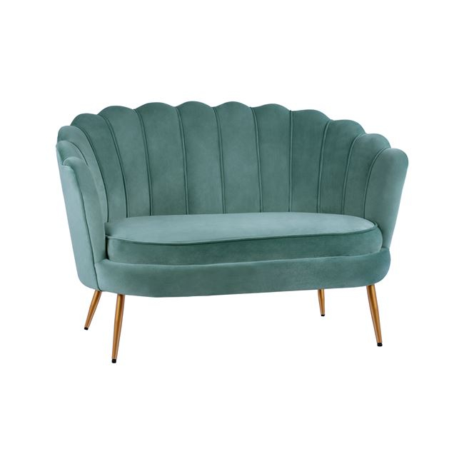 ΚΑΝΑΠΕΣ 2ΘΕΣΙΟΣ COQUILLE HM8627.07 ΑΠΟ ΦΥΣΤΙΚΙ ΒΕΛΟΥΔΟ ΜΕ ΧΡΥΣΑ ΠΟΔΙΑ 130x81x86Υ εκ. ΚΑΝΑΠΕΣ 2ΘΕΣΙΟΣ COQUILLE HM8627.07 ΑΠΟ ΦΥΣΤΙΚΙ ΒΕΛΟΥΔΟ ΜΕ ΧΡΥΣΑ ΠΟΔΙΑ 130x81x86Υ εκ. - Image 1