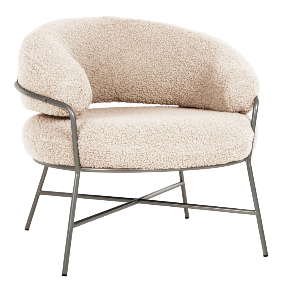 ΠΟΛΥΘΡΟΝΑ TRUDI HM8639.23 ΑΠΟ ΜΠΟΥΚΛΕ ΛΕΥΚΟ ΜΕ ΑΣΗΜΙ ΣΚΕΛΕΤΟ 84x79x76Υ εκ. ΠΟΛΥΘΡΟΝΑ TRUDI HM8639.23 ΑΠΟ ΜΠΟΥΚΛΕ ΛΕΥΚΟ ΜΕ ΑΣΗΜΙ ΣΚΕΛΕΤΟ 84x79x76Υ εκ. - Image 1