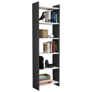 ΒΙΒΛΙΟΘΗΚΗ CLASSIKER HM9226.13 ΜΕΛΑΜΙΝΗΣ ΓΚΡΙ-ΛΕΥΚΟ 48,5x22x160Υεκ.