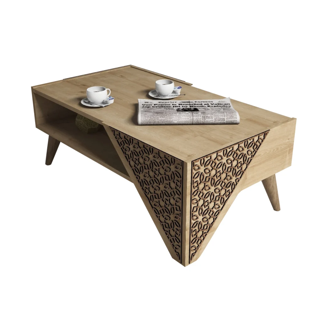 ΤΡΑΠΕΖΙ ΣΑΛΟΝΙΟΥ ΜΕΛΑΜΙΝΗΣ HM9498.01 ΣΕ ΦΥΣΙΚΟ ΟΑΚ-ΣΚΑΛΙΣΤΕΣ ΓΩΝΙΕΣ 105x58x40Υεκ. ΤΡΑΠΕΖΙ ΣΑΛΟΝΙΟΥ ΜΕΛΑΜΙΝΗΣ HM9498.01 ΣΕ ΦΥΣΙΚΟ ΟΑΚ-ΣΚΑΛΙΣΤΕΣ ΓΩΝΙΕΣ 105x58x40Υεκ. - Image 1