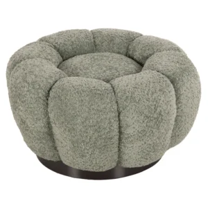 ΣΚΑΜΠΟ ΣΤΡΟΓΓΥΛΟ KRIPP HM9602.05 ΦΥΣΤΙΚΙ ΜΠΟΥΚΛΕ-ΜΑΥΡΗ ΜΕΤΑΛΛΙΚΗ ΒΑΣΗ Φ60x31Υεκ.