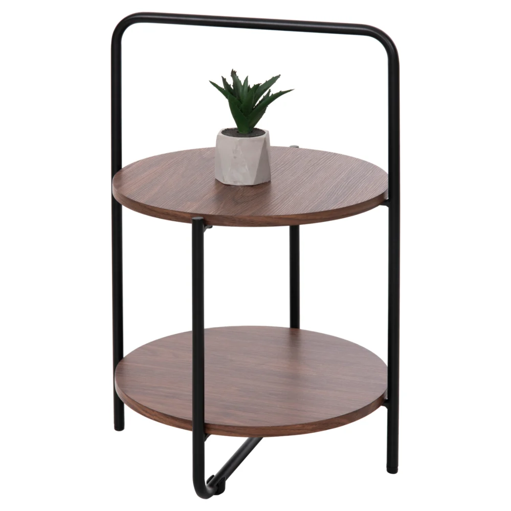 ΒΟΗΘΗΤΙΚΟ ΤΡΑΠΕΖΙ SYLO HM9618.02 MDF ΣΕ ΚΑΡΥΔΙ-ΜΑΥΡΟ ΜΕΤΑΛΛΟ Φ44x66Υεκ. ΒΟΗΘΗΤΙΚΟ ΤΡΑΠΕΖΙ SYLO HM9618.02 MDF ΣΕ ΚΑΡΥΔΙ-ΜΑΥΡΟ ΜΕΤΑΛΛΟ Φ44x66Υεκ. - Image 1