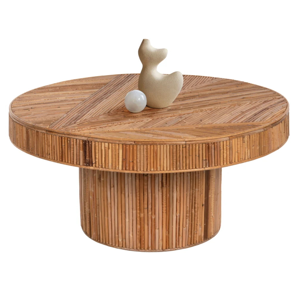 ΤΡΑΠΕΖΙ ΣΑΛΟΝΙΟΥ GATSBY ΣΤΡΟΓΓΥΛΟ HM9651 RATTAN ΧΡΩΜΑ ΦΥΣΙΚΟ Φ100x50Y εκ. ΤΡΑΠΕΖΙ ΣΑΛΟΝΙΟΥ GATSBY ΣΤΡΟΓΓΥΛΟ HM9651 RATTAN ΧΡΩΜΑ ΦΥΣΙΚΟ Φ100x50Y εκ. - Image 1