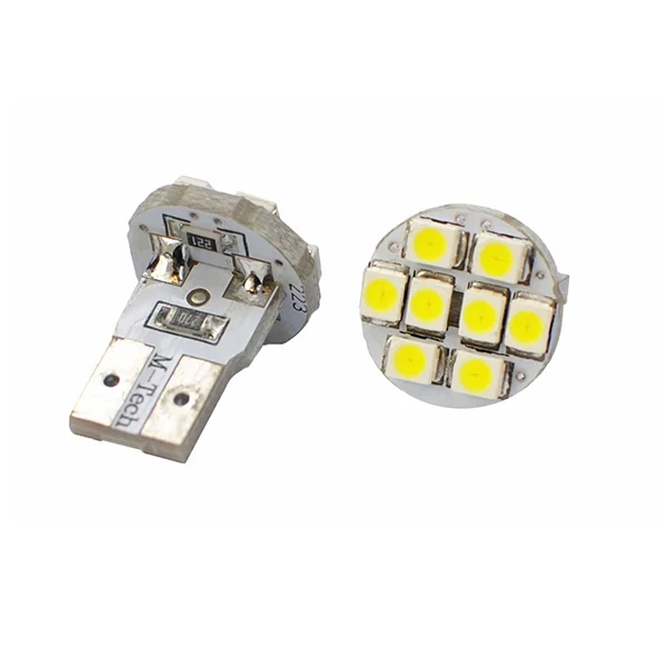 Λαμπά W5W 8xSMD 3528 12V Λευκή 2τεμ Λαμπά W5W 8xSMD 3528 12V Λευκή 2τεμ LB078W - Image 1