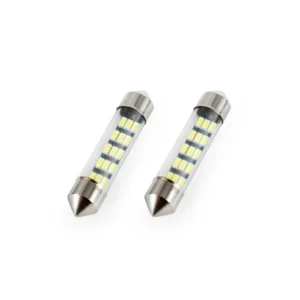 ΛΑΜΠΑΚΙΑ ΠΛΑΦΟΝΙΕΡΑΣ C5W 12V 0,6W 39mm LED 15xSMD 3014 ΛΕΥΚΟ 5600K AMIO – 2 ΤΕΜ. 01091