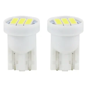 T10 W5W 12V W2,1x9,5d ΛΕΥΚΟ 5.600K 3SMDx7020 (ΚΑΡΦΩΤΟ) 2ΤΕΜ. 01096