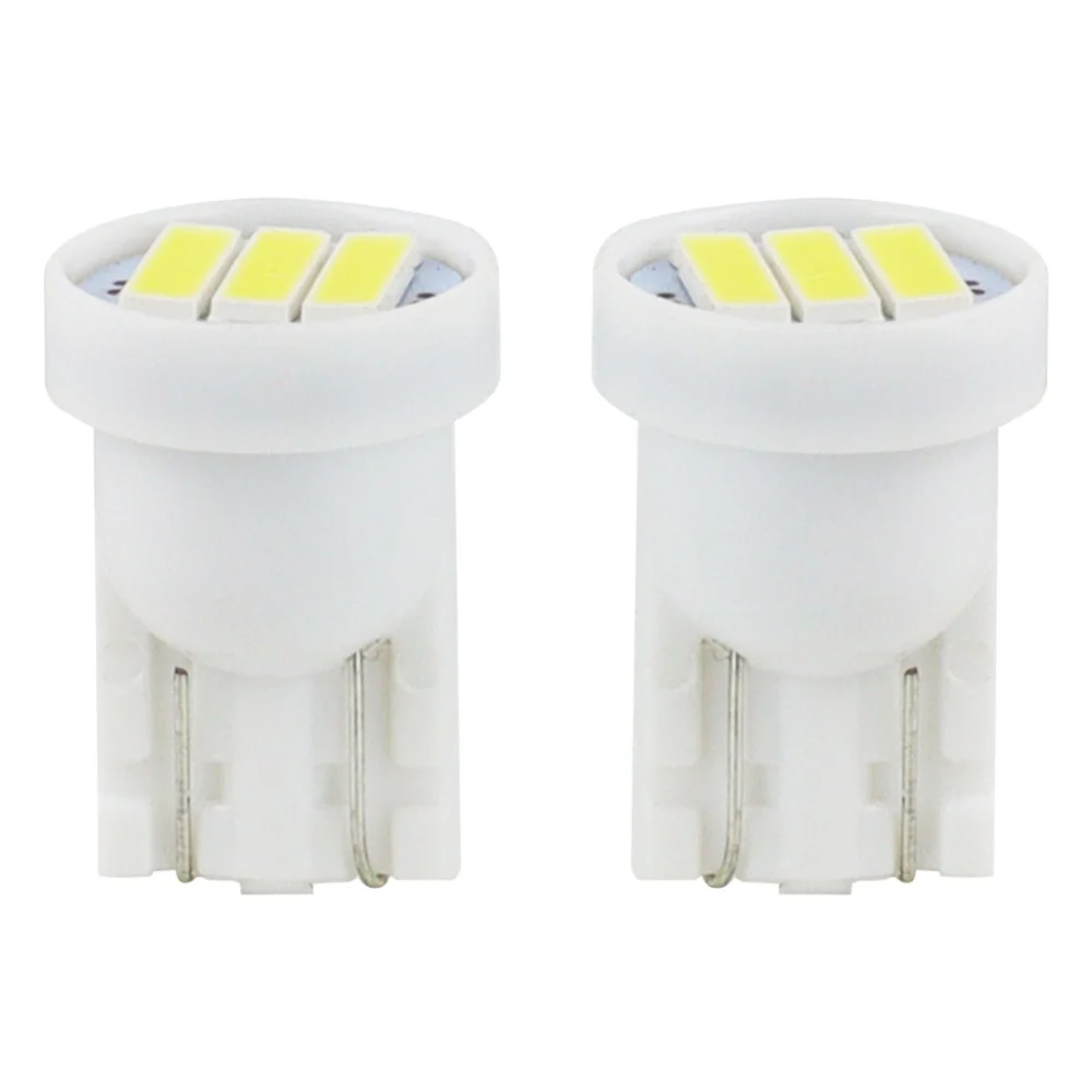 T10 W5W 12V W2 T10 W5W 12V W2,1x9,5d ΛΕΥΚΟ 5.600K 3SMDx7020 (ΚΑΡΦΩΤΟ) 2ΤΕΜ. 01096 - Image 1