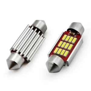 ΛΑΜΠΑΚΙΑ ΠΛΑΦΟΝΙΕΡΑΣ 36mm 12/24V 2,9W 5600K 12LED CANBUS FESTOON (ΛΕΥΚΟ) AMiO - 2 ΤΕΜ. 01289