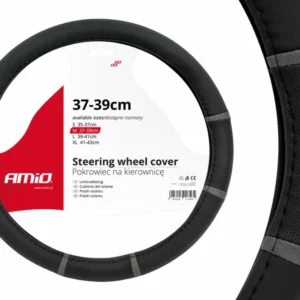 ΚΑΛΥΜΜΑ ΤΙΜΟΝΙΟΥ 37/39CM SWC-06 ΜΑΥΡΟ/ΓΚΡΙ AMIO - 1 ΤΕΜ. 01361
