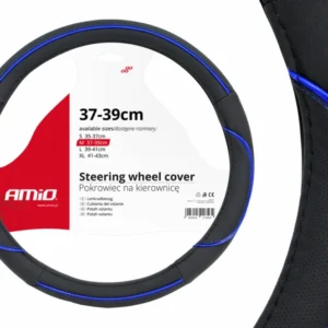 ΚΑΛΥΜΜΑ ΤΙΜΟΝΙΟΥ 37/39CM SWC-08 ΜΑΥΡΟ/ΜΠΛΕ AMIO - 1 ΤΕΜ. 01363