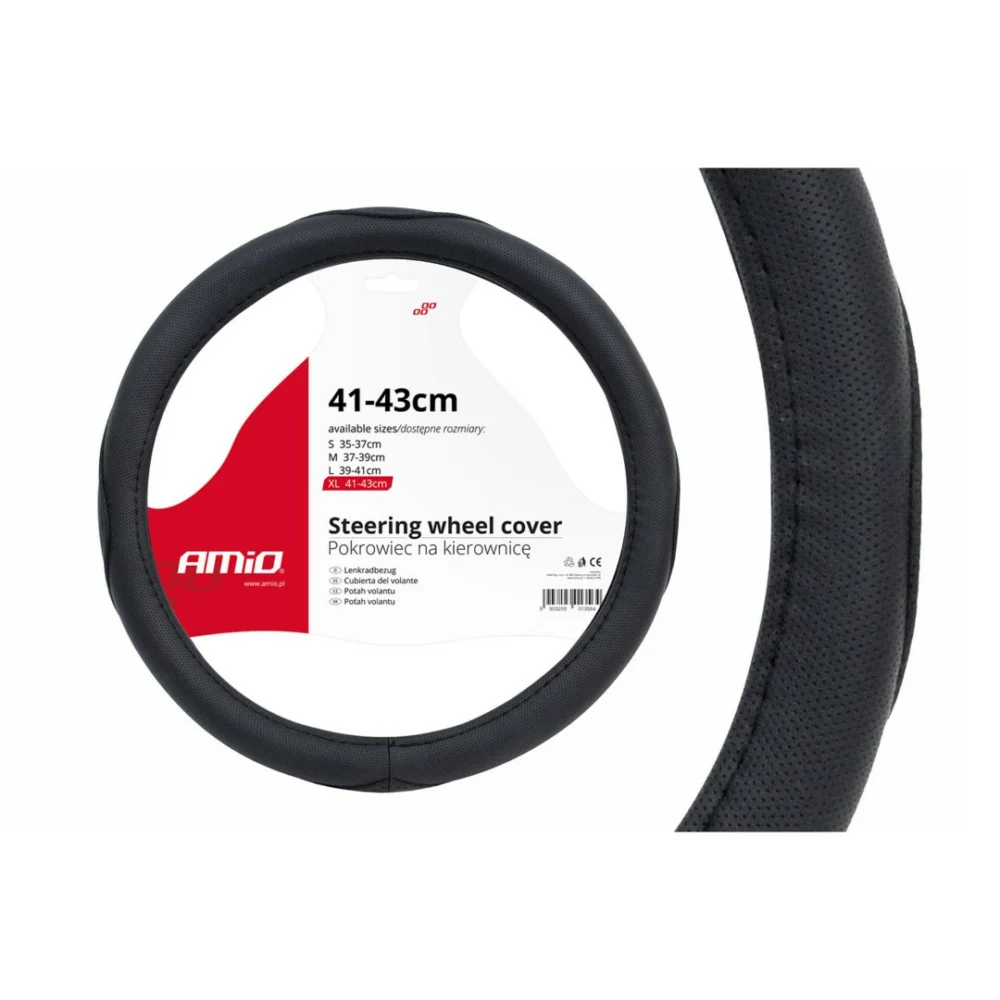 ΚΑΛΥΜΜΑ ΤΙΜΟΝΙΟΥ 41/43CM SWC-09-XL ΜΑΥΡΟ AMiO - 1 ΤΕΜ. ΚΑΛΥΜΜΑ ΤΙΜΟΝΙΟΥ 41/43CM SWC-09-XL ΜΑΥΡΟ AMiO - 1 ΤΕΜ. 01367 - Image 1