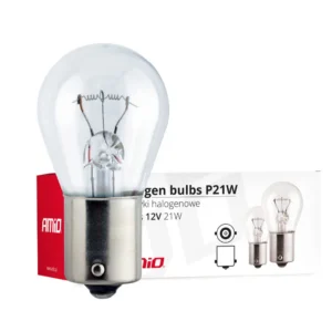 ΛΑΜΠΑΚΙΑ ΜΟΝΟΠΟΛΙΚΑ ΑΛΟΓΟΝΟΥ P21W 12V 21W BA15s ΣΕ ΚΟΥΤΙ  ΑMiO - 10 TEM. 01491