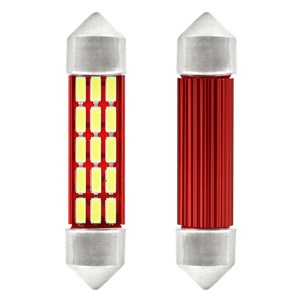ΛΑΜΠΑΚΙΑ ΠΛΑΦΟΝΙΕΡΑΣ 41mm 12V 5.600K 20xSMD 4014 LED CAN-BUS AMIO - 2 ΤΕΜ. ΛΑΜΠΑΚΙΑ ΠΛΑΦΟΝΙΕΡΑΣ 41mm 12V 5.600K 20xSMD 4014 LED CAN-BUS AMIO - 2 ΤΕΜ. 01634 - Image 1