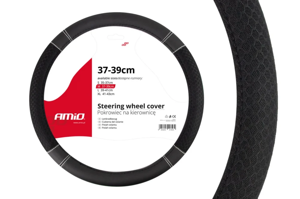 ΚΑΛΥΜΜΑ ΤΙΜΟΝΙΟΥ 37/39CM SWC-20 ΜΑΥΡΟ ΜΕ ΛΕΥΚΗ ΡΑΦΗ ΚΑΛΥΜΜΑ ΤΙΜΟΝΙΟΥ 37/39CM SWC-20 ΜΑΥΡΟ ΜΕ ΛΕΥΚΗ ΡΑΦΗ 01697 - Image 1