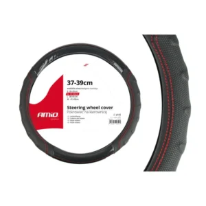 ΚΑΛΥΜΜΑ ΤΙΜΟΝΙΟΥ 37/39CM SWC-21-M ΜΑΥΡΟ/ΚΟΚΚΙΝΗ ΡΑΦΗ AMiO - 1 ΤΕΜ. 01698