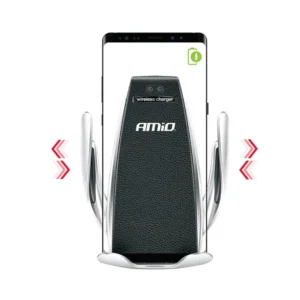 ΒΑΣΗ ΚΙΝΗΤΟΥ ΑΕΡΑΓΩΓΟΥ PHW-01 ΜΕ ΑΣΥΡΜΑΤΟ ΦΟΡΤΙΣΤΗ 5V 2A ΓΙΑ ΚΙΝΗΤΑ ΜΕ ΕΠΑΓΩΓΙΚΗ ΦΟΡΤΙΣΗ AMiO - 1 ΤΕΜ. 02160