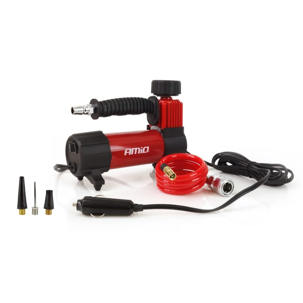 ΚΟΜΠΡΕΣΕΡ ΑΕΡΑ ΕΛΑΣΤΙΚΩΝ ΜΕΤΑΛΛΙΚΟ ACOMP-05 12V 100psi 7bar 28l/min ΜΕ ΦΙΣ ΑΝΑΠΤΗΡΑ ΚΑΙΚΑΛΩΔΙΟ 300cm AMiO - 1 ΤΕΜ. ΚΟΜΠΡΕΣΕΡ ΑΕΡΑ ΕΛΑΣΤΙΚΩΝ ΜΕΤΑΛΛΙΚΟ ACOMP-05 12V 100psi 7bar 28l/min ΜΕ ΦΙΣ ΑΝΑΠΤΗΡΑ ΚΑΙΚΑΛΩΔΙΟ 300cm AMiO - 1 ΤΕΜ. 02179 - Image 1