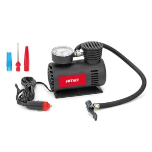 ΚΟΜΠΡΕΣΕΡ ΑΕΡΑ ΠΛΑΣΤΙΚΟ 12V 20BAR-300PSI (ΜΑΝΟΜΕΤΡΟ/ΦΙΣ/3 ΑΝΤΑΠΤΟΡΕΣ/ΚΑΛΩΔΙΟ 300cm) AMiO - 1 ΤΕΜ. 02189