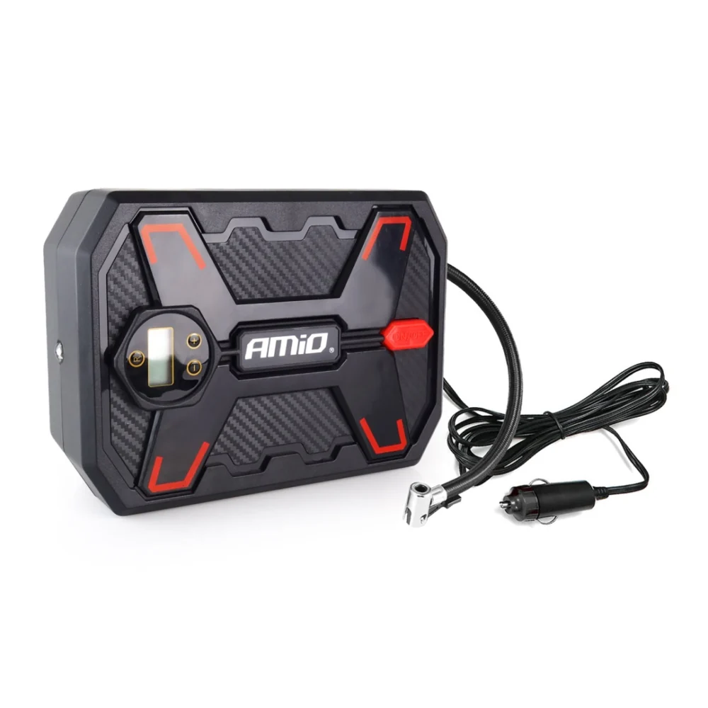 ΚΟΜΠΡΕΣΕΡ ΑΕΡΑ ΕΛΑΣΤΙΚΩΝ ΨΗΦΙΑΚΟ 12V 150psi 10bar ΜΕ LED ΦΑΚΟ ΚΑΙ ΚΑΛΩΔΙΟ 300cm AMiO – 1 ΤΕΜ. ΚΟΜΠΡΕΣΕΡ ΑΕΡΑ ΕΛΑΣΤΙΚΩΝ ΨΗΦΙΑΚΟ 12V 150psi 10bar ΜΕ LED ΦΑΚΟ ΚΑΙ ΚΑΛΩΔΙΟ 300cm AMiO – 1 ΤΕΜ. 02384 - Image 1