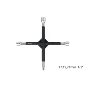 ΣΤΑΥΡΟΣ ΓΙΑ ΜΠΟΥΛΟΝΙΑ ΜΕ ΠΡΟΣΤΑΤΕΥΤΙΚΟ ΛΑΣΤΙΧΟ 17-19-21-1/2 AMIO – 1 ΤΕΜ. 02402