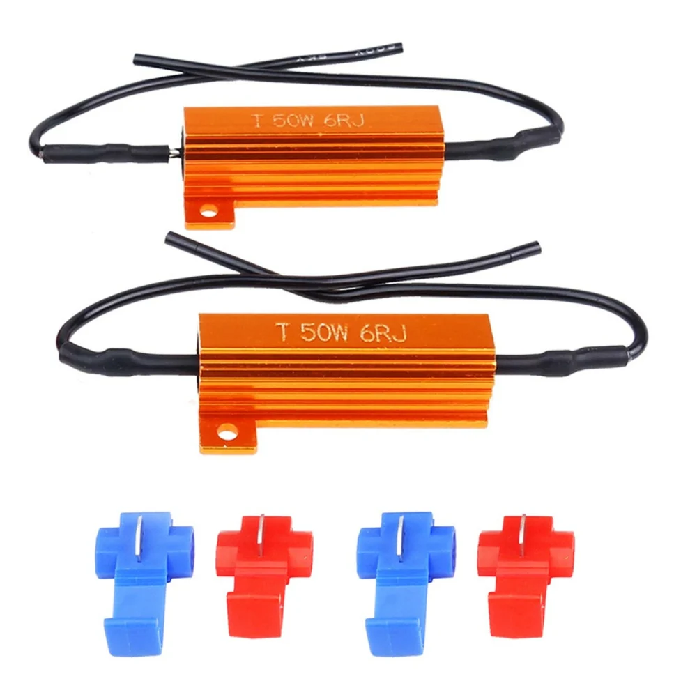 ΑΝΤΙΣΤΑΣΗ /CANCELLER/CAN-BUS 50W/6ohm 12V ΑΜΙΟ - 2 ΤΕΜ. ΑΝΤΙΣΤΑΣΗ /CANCELLER/CAN-BUS 50W/6ohm 12V ΑΜΙΟ - 2 ΤΕΜ. 02452 - Image 1