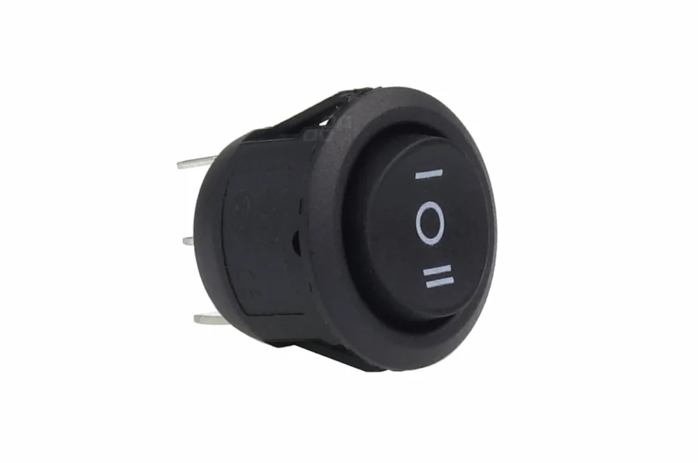 ΔΙΑΚΟΠΤΗΣ ΣΤΡΟΓΓΥΛΟΣ 3 ΘΕΣΕΩΝ 12V 2cm BU03 AMIO - 1ΤΕΜ. ΔΙΑΚΟΠΤΗΣ ΣΤΡΟΓΓΥΛΟΣ 3 ΘΕΣΕΩΝ 12V 2cm BU03 AMIO - 1ΤΕΜ. 02463 - Image 1