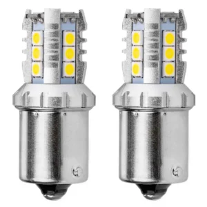 R5W/R10W P21W BA15S 12/24V 16xSMD 3030 LED ΛΕΥΚΟ CAN-BUS 2ΤΕΜ. 02796