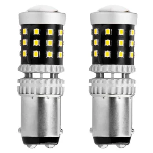 ΛΑΜΠΑΚΙΑ ΔΙΠΟΛΙΚΑ LED ΛΕΥΚΑ CAN-BUS P21/5w BAY15D 12/24V 39xSMD 2016 ΑMiO - 2 TEM. 02800