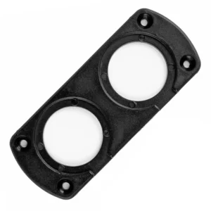 ΠΑΝΕΛ ΔΙΠΛΟ ΓΙΑ ΠΡΙΖΕΣ ΜΑΥΡΟ MOD-13 105x43x4,5 mm ΔΙΑΜΕΤΡΟ ΤΡΥΠΑΣ: 3cm AMIO 02863