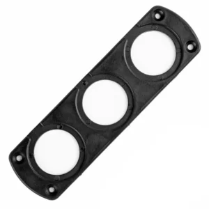 ΠΑΝΕΛ ΤΡΙΠΛΟ ΓΙΑ ΠΡΙΖΕΣ ΜΑΥΡΟ MOD-13 151x43x4,5 mm ΔΙΑΜΕΤΡΟ ΤΡΥΠΑΣ: 3cm AMIO 02864/AM