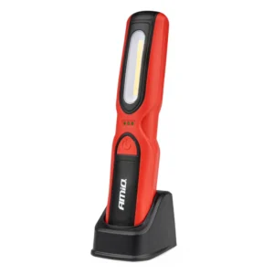 ΦΑΚΟΣ ΕΡΓΑΣΙΑΣ ΧΕΙΡΟΣ ΕΠΑΝΑΦΟΡΤΙΖΟΜΕΝΟΣ ΜΕ ΓΑΝΤΖΟ/ΜΑΓΝΗΤΗ MICRO USB COB+XPE LED 2600mAh 270x100x70mm AMIO - 1 Τεμ. 02919