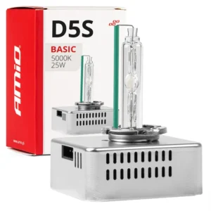 D5S 12V 5.000k 25W ΑΝΤΑΛΛΑΚΤΙΚΗ ΛΑΜΠΑ BASIC AMIO - 1 Τεμ. 02941