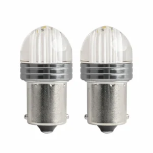 ΛΑΜΠΑΚΙΑ LED P21W 12V 6.000K 500lm 9SMD x 2835 ΜΟΝΟΠΟΛΙΚΑ AMIO - 2ΤΕΜ. 02953