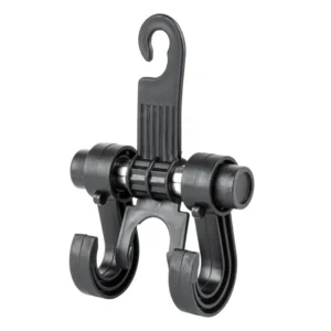 ΚΡΕΜΑΣΤΡΑ ΠΡΟΣΚΕΦΑΛΟΥ ΚΑΘΙΣΜΑΤΟΣ ΜΕ 2 ΓΑΝΤΖΟΥΣ (ΜΑΥΡΟ/ PP ΠΛΑΣΤΙΚΟ)  AMIO - 1 ΤΕΜ. 02958