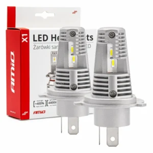 ΛΑΜΠΕΣ LED H4 10-16V 40W 6.500K 4400lm  (ΨΥΚΤΡΑ) X1 AMIO - 2ΤΕΜ. 02965