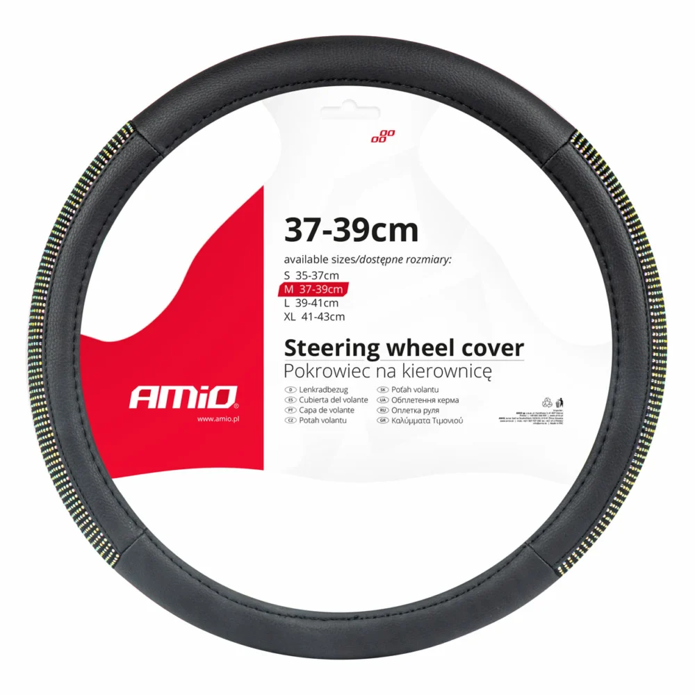 ΚΑΛΥΜΜΑ ΤΙΜΟΝΙΟΥ 37-39cm SWC-44-M ΜΑΥΡΟ ΜΕ STRASS AMIO - 1 ΤΕΜ. ΚΑΛΥΜΜΑ ΤΙΜΟΝΙΟΥ 37-39cm SWC-44-M ΜΑΥΡΟ ΜΕ STRASS AMIO - 1 ΤΕΜ. 02985 - Image 1