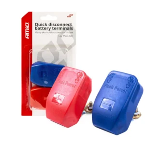 ΠΟΛΟΙ ΜΠΑΤΑΡΙΑΣ 12/24V ΤΑΧΕΙΑΣ ΑΠΟΣΥΝΔΕΣΗΣ ΜΠΛΕ/ΚΟΚΚΙΝΟ ΑMiO - 2 TEM. 03020