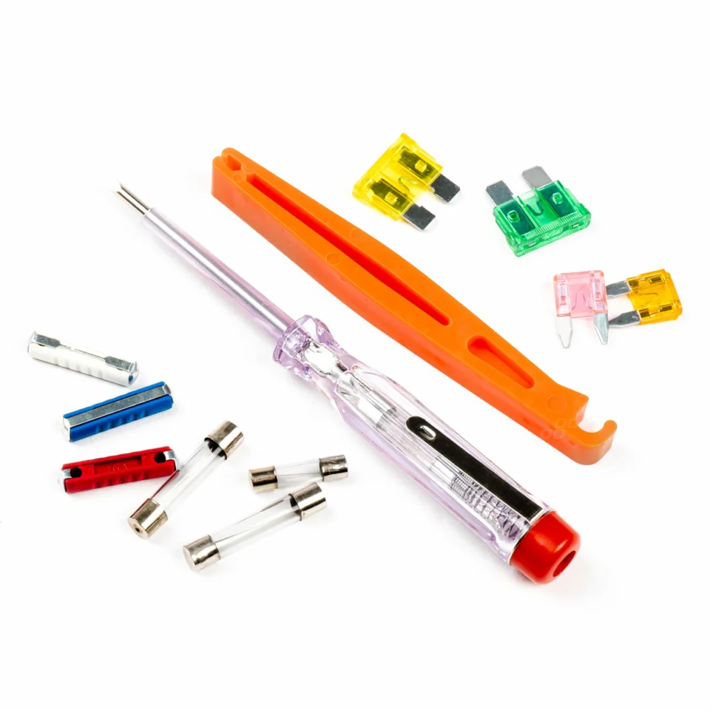 ΑΣΦΑΛΕΙΕΣ ΔΙΑΦΟΡΩΝ ΤΥΠΩΝ ΜΕ ΔΟΚΙΜΑΣΤΙΚΟ ΚΑΤΣΑΒΙΔΙ 6>24V & ΕΡΓΑΛΕΙΟ ΑΦΑΙΡΕΣΗΣ SET ΑΜΙΟ - 28 ΤΕΜ. ΑΣΦΑΛΕΙΕΣ ΔΙΑΦΟΡΩΝ ΤΥΠΩΝ ΜΕ ΔΟΚΙΜΑΣΤΙΚΟ ΚΑΤΣΑΒΙΔΙ 6>24V & ΕΡΓΑΛΕΙΟ ΑΦΑΙΡΕΣΗΣ SET ΑΜΙΟ - 28 ΤΕΜ. 03036 - Image 1