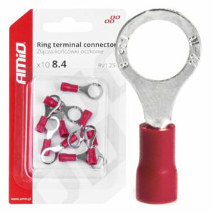 ΦΙΣΑΚΙΑ ΔΑΧΤΥΛΙΔΙ ΚΟΚΚΙΝΑ RV1.25-8 / 8.4mm ΑΜΙΟ - 10 ΤΕΜ. 03079