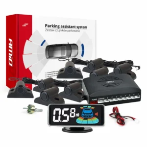 ΣΥΣΤΗΜΑ ΠΑΡΚΑΡΙΣΜΑΤΟΣ TRUCK/ΦΟΡΤΗΓΟΥ 12V ΜΕ 8 ΑΙΣΘΗΤΗΡΕΣ ΣΕ ΜΑΥΡΟ ΧΡΩΜΑ 19 mm ΚΑΙ ΟΘΟΝΗ ΨΗΦΙΑΚΗ 3D LED AMIO - 1 ΤΕΜ. 03195