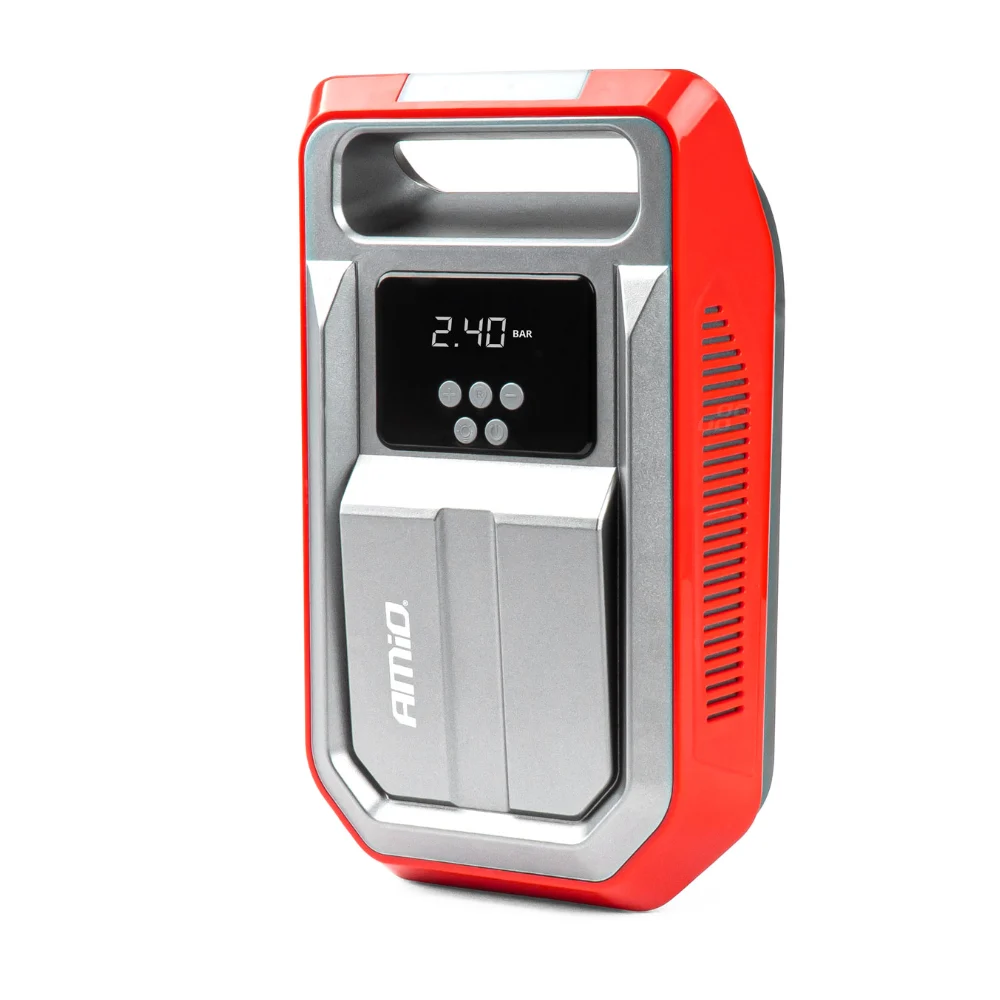 ΚΟΜΠΡΕΣΕΡ ΑΕΡΑ ΕΛΑΣΤΙΚΩΝ 12V 120W 140psi 10bar ΜΕ ΦΙΣ ΑΝΑΠΤΗΡΑ LED ΦΑΚΟ ΚΑΙ ΟΘΟΝΗ LCD ΑMiO - 1 TEM. ΚΟΜΠΡΕΣΕΡ ΑΕΡΑ ΕΛΑΣΤΙΚΩΝ 12V 120W 140psi 10bar ΜΕ ΦΙΣ ΑΝΑΠΤΗΡΑ LED ΦΑΚΟ ΚΑΙ ΟΘΟΝΗ LCD ΑMiO - 1 TEM. 03268 - Image 1