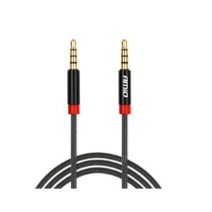 ΚΑΛΩΔΙΟ ΣΥΝΔΕΣΗΣ AUX MINI JACK>JACK 3,5mm 100cm ΑMiO - 1 TEM. 03269