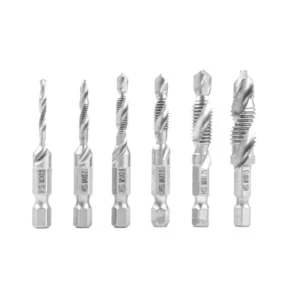 ΤΡΥΠΑΝΙΑ ΣΕΤ ΜΕ ΣΠΕΙΡΩΜΑ M3>M10 ΕΞΑΓΩΝΑ 1/4' (6,35 mm) ΑMiO - 6 TEM. 03272