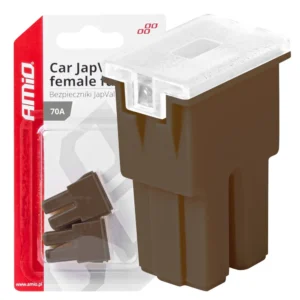 ΑΣΦΑΛΕΙΕΣ JapVal PAL ΘΗΛΥΚΕΣ 70A ΣΕ ΚΑΦΕ ΧΡΩΜΑ AMIO - 2 Τεμ. 03393